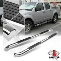 Velocity Concepts 5 Chrome Side Step Nerf Bars Rail Running Boards 09-14 for F150 Super//Ext Cab